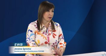 EWB SCREENING / Jovana Spremo: U Srbiji nema informisanja građana ni o EU ni o promeni Ustava